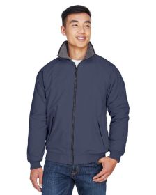 Men's Three-Season Classic Jacket - GRAPHITE - 5XL (Color: NAVY, size: 4XL)