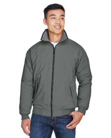 Men's Three-Season Classic Jacket - GRAPHITE - 5XL (Color: GRAPHITE, size: M)