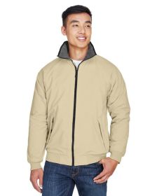 Men's Three-Season Classic Jacket - GRAPHITE - 5XL (Color: STONE, size: 5XL)