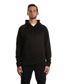 Burnside B8670 Men's Go Anywhere Performance Fleece Pullover (Color: Black, size: 2XL)
