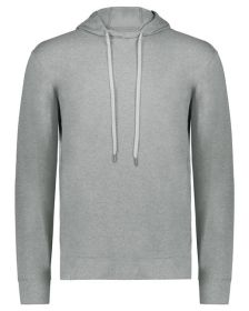 Holloway 222598 Men's Ventura Softknit Hood (Color: GREY HEATHER, size: L)